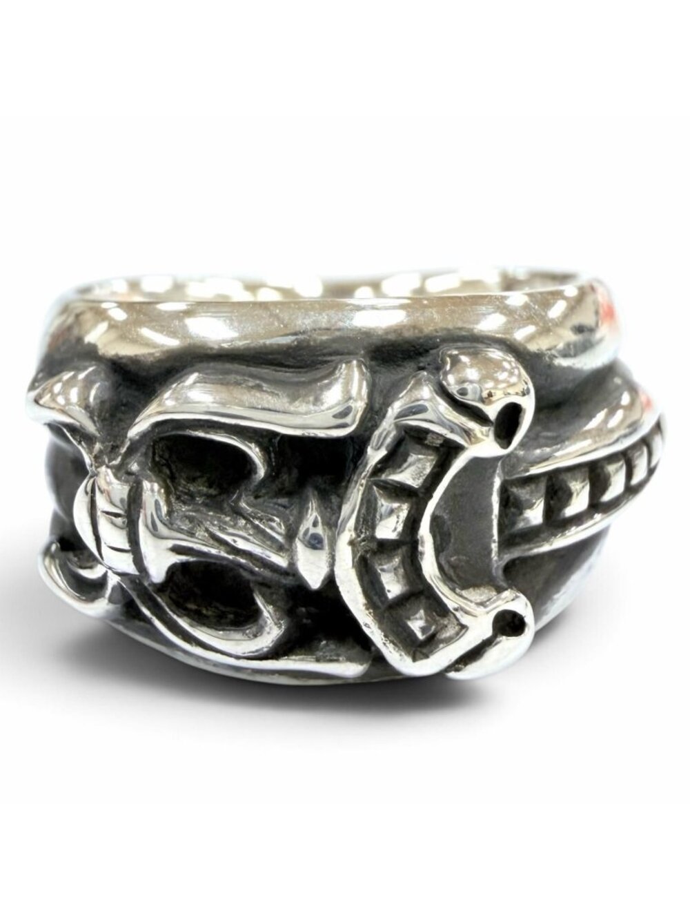 Chrome Hearts 925 Dager Ring Silver